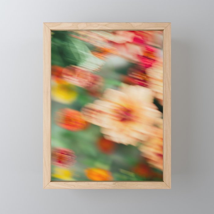 Moving Flowers | Abstract Floral Photography Mini Art Print Gallery Image 1
