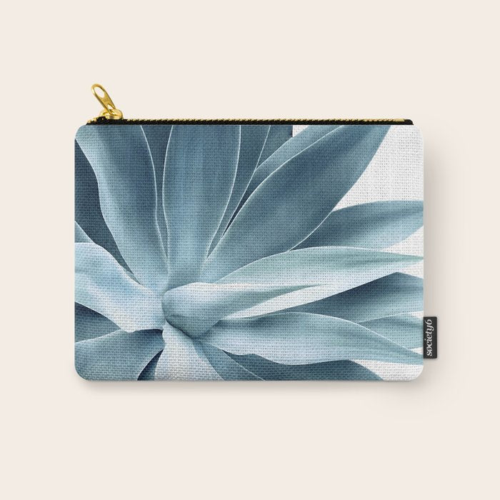 Bursting into life - teal Carry All Pouch Gallery Image 1