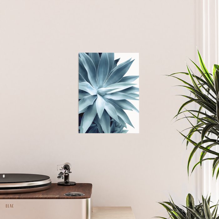 Bursting into life - teal Poster Gallery Image 2