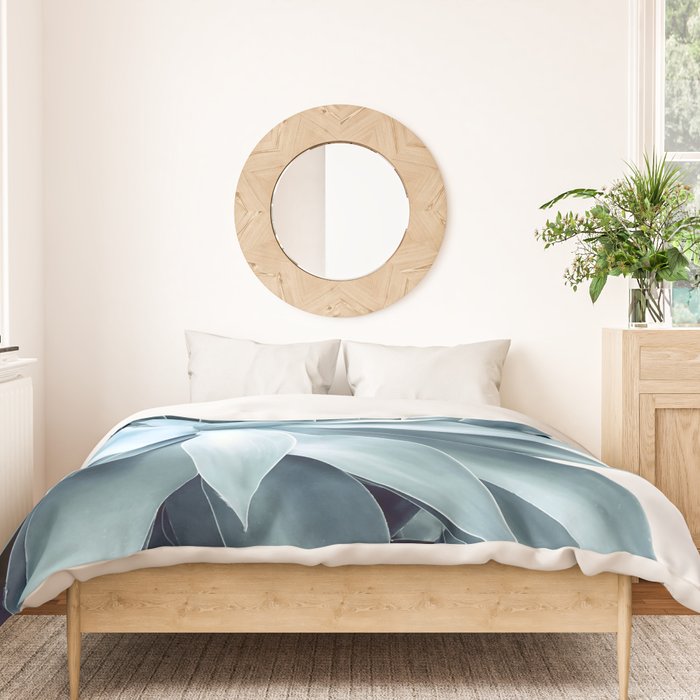 Bursting into life - teal Duvet Cover Gallery Image 3