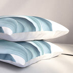 Bursting into life - teal Pillow Sham Gallery Image 3