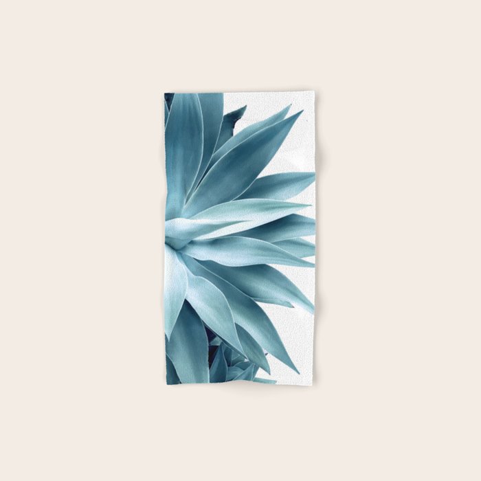 Bursting into life - teal Bath Towel Gallery Image 1