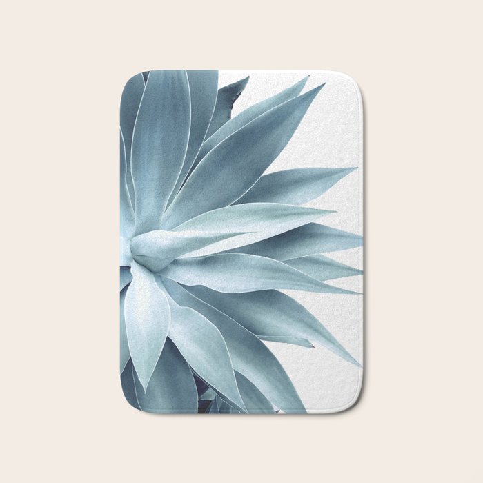 Bursting into life - teal Bath Mat Gallery Image 1