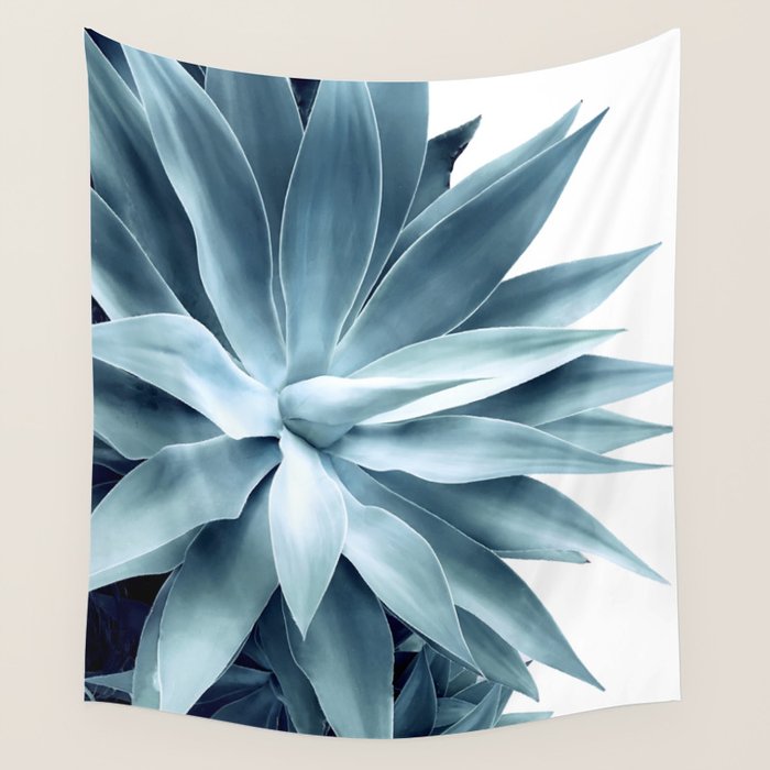 Bursting into life - teal Wall Tapestry Gallery Image 1