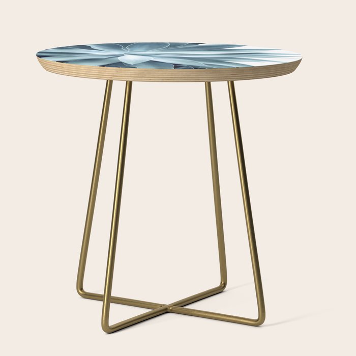 Bursting into life - teal Side Table Gallery Image 1