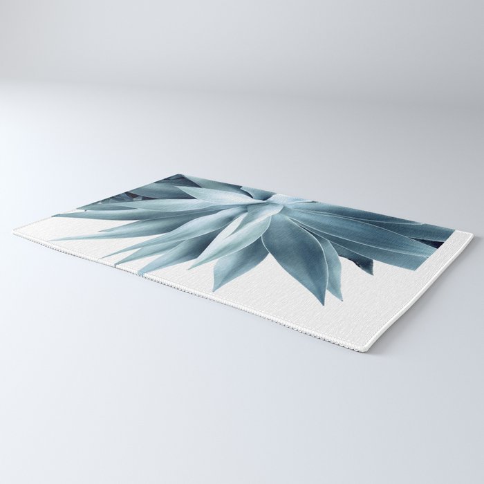 Bursting into life - teal Rug Gallery Image 3