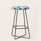 Bursting into life - teal Stool Gallery Image 1