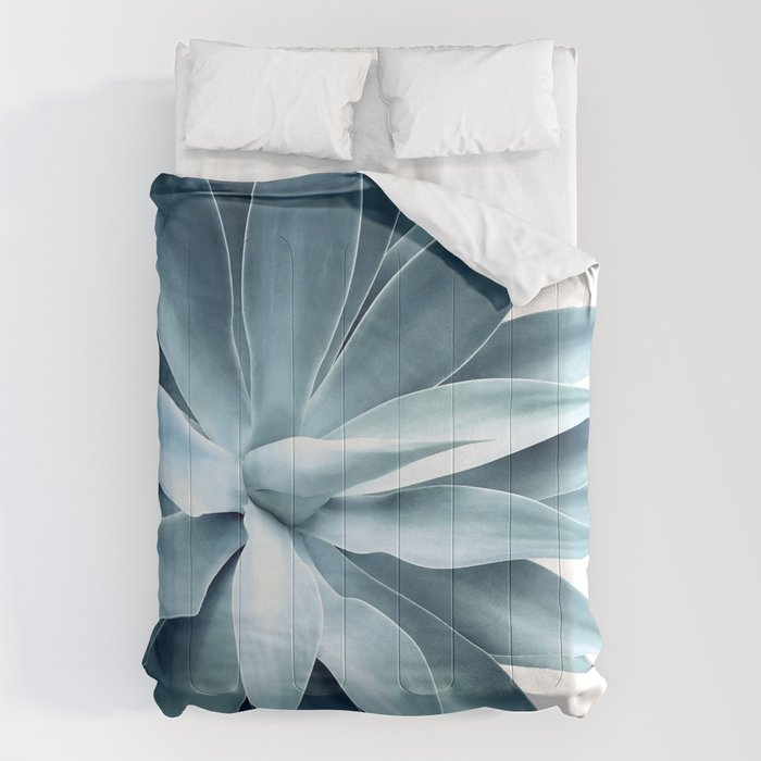 Bursting into life - teal Comforter Gallery Image 6