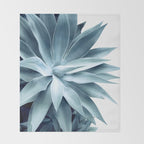 Bursting into life - teal Throw Blanket Gallery Image 2