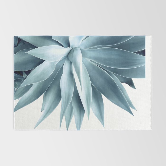 Bursting into life - teal Rug Gallery Image 2