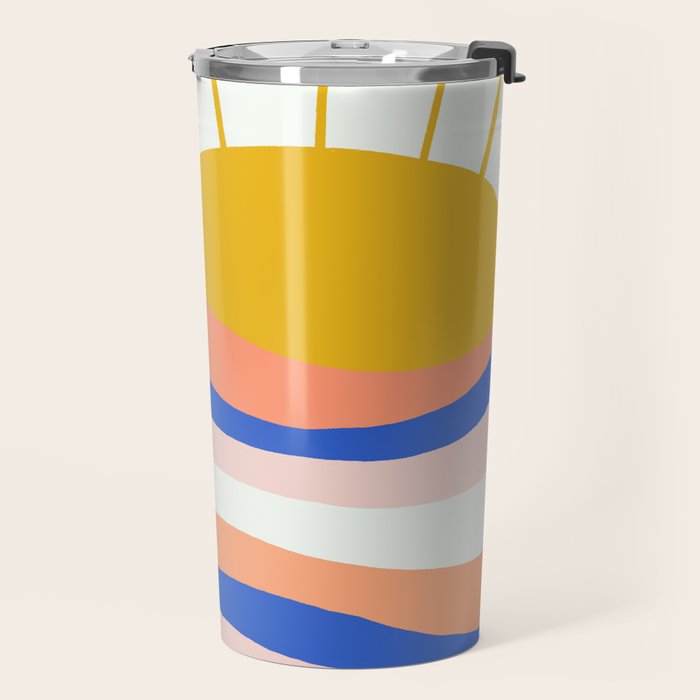 sunrise surf Travel Mug Gallery Image 2