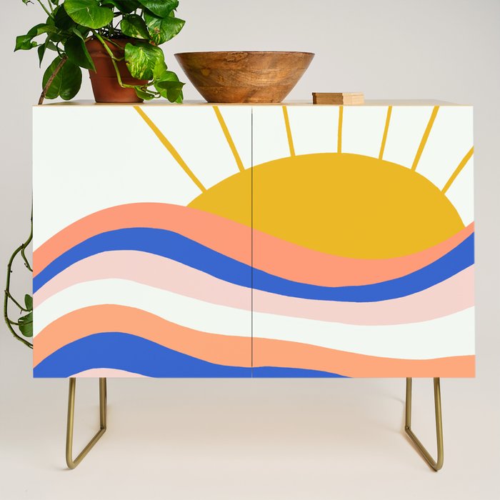 sunrise surf Credenza Gallery Image 1