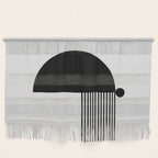 The Form - Black and White Abstract Wall Hanging Gallery Image 1