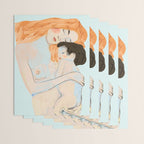 Mother and Child ,Gustav Klimt ,The Three Ages of Woman (detail) 3 Wrapping Paper Gallery Image 3