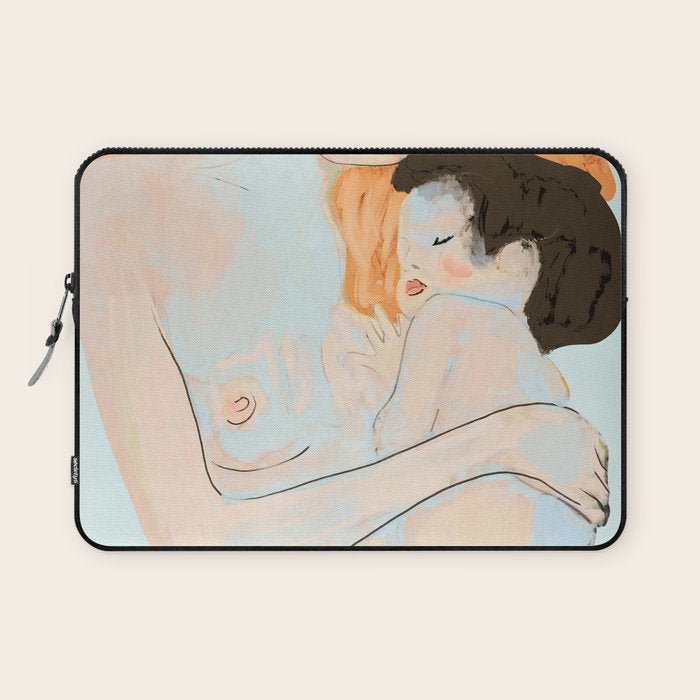 Mother and Child ,Gustav Klimt ,The Three Ages of Woman (detail) 3 Laptop Sleeve Gallery Image 1