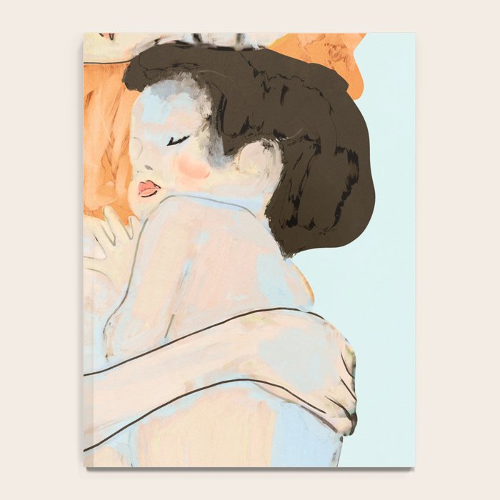 Mother and Child ,Gustav Klimt ,The Three Ages of Woman (detail) 3 Notebook Gallery Image 4