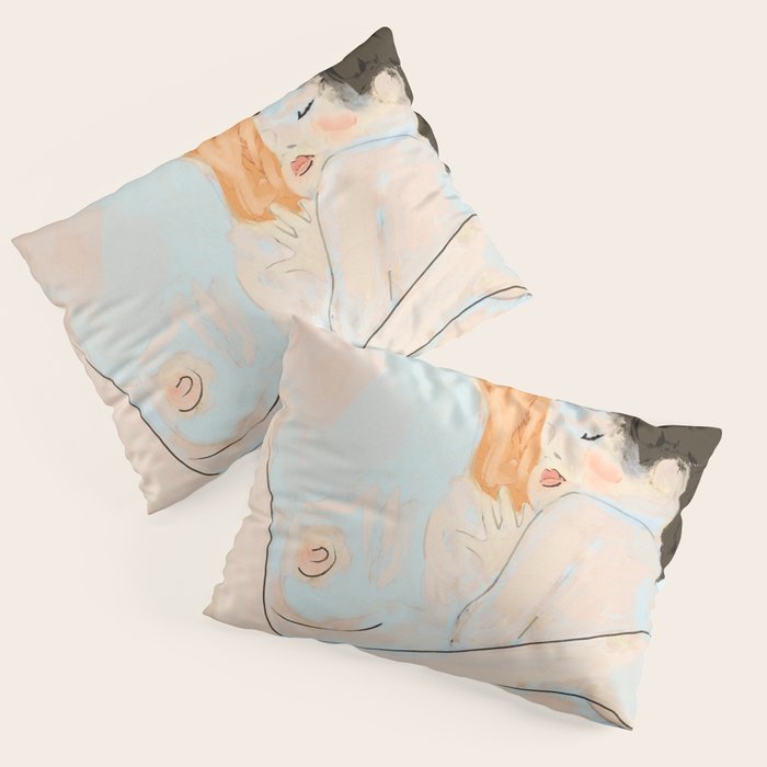 Mother and Child ,Gustav Klimt ,The Three Ages of Woman (detail) 3 Pillow Sham Gallery Image 3