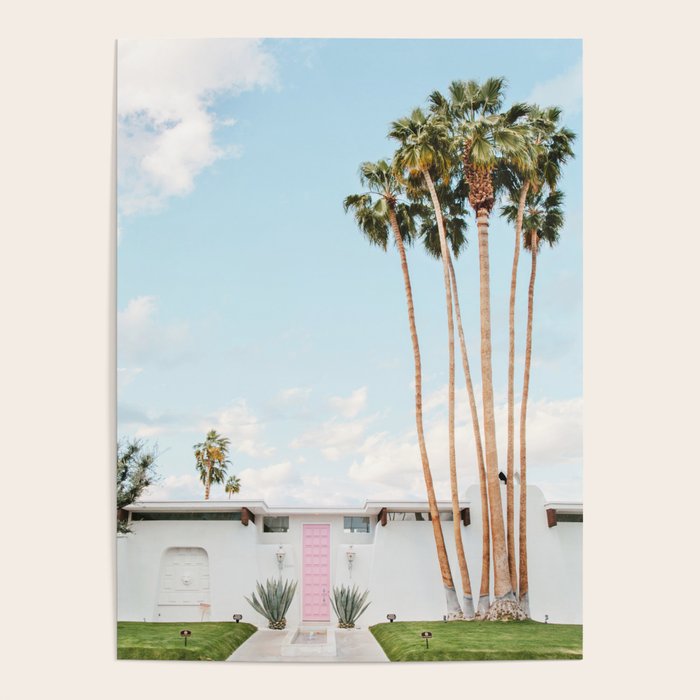 Pink Door in Palm Springs Poster Gallery Image 4