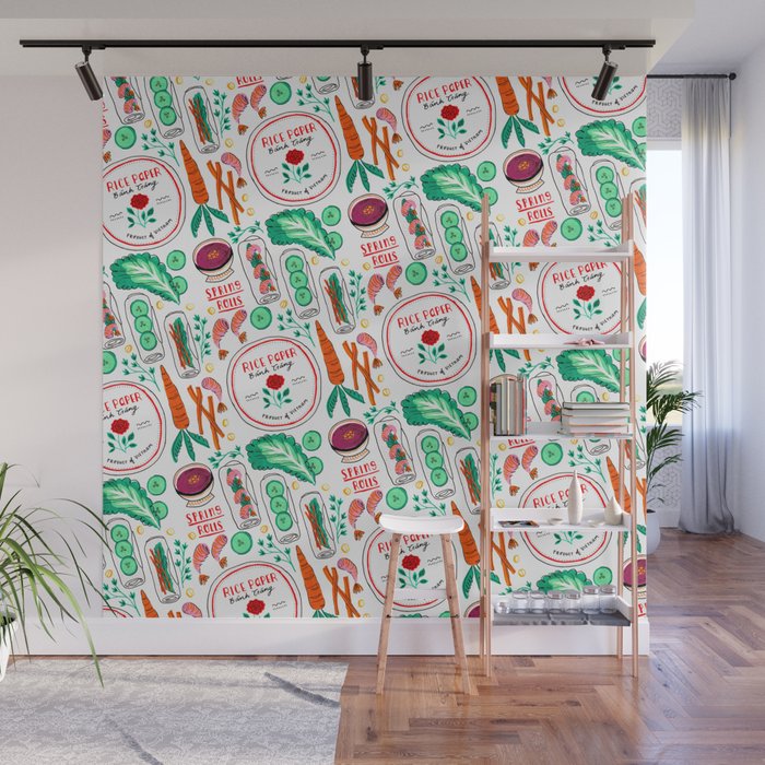 Vietnamese Spring Rolls Wall Mural Gallery Image 1