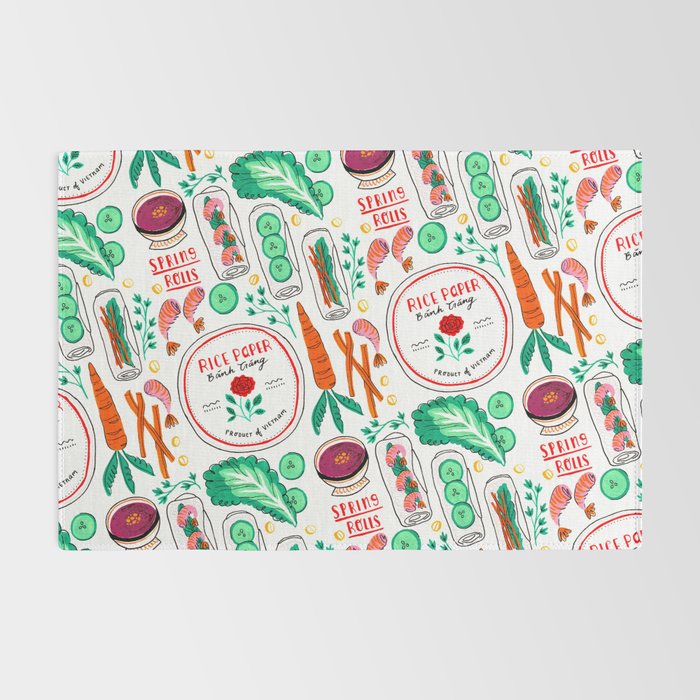 Vietnamese Spring Rolls Rug Gallery Image 2