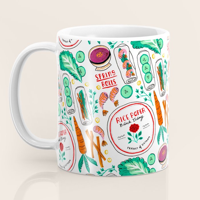 Vietnamese Spring Rolls Coffee Mug Gallery Image 3