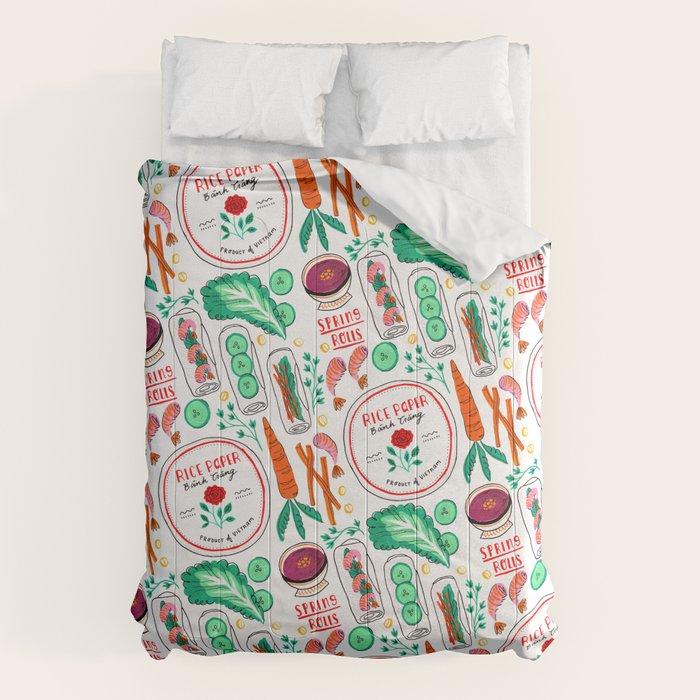 Vietnamese Spring Rolls Comforter Gallery Image 1