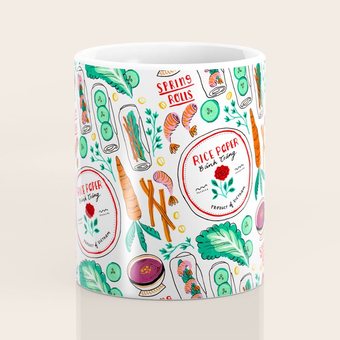 Vietnamese Spring Rolls Coffee Mug Gallery Image 4