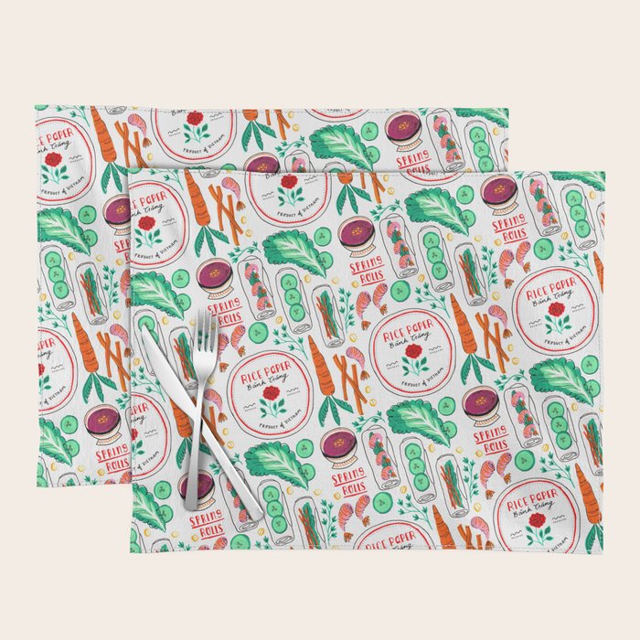 Vietnamese Spring Rolls Placemat Gallery Image 1