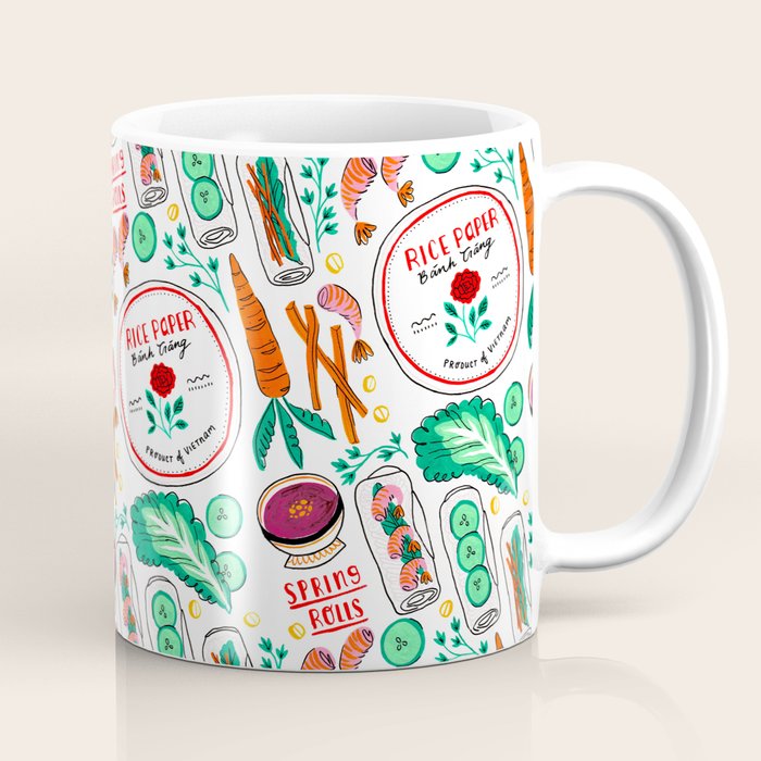 Vietnamese Spring Rolls Coffee Mug Gallery Image 1