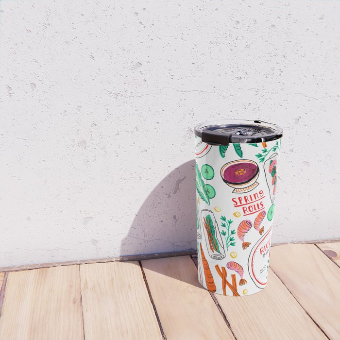 Vietnamese Spring Rolls Travel Mug Gallery Image 4