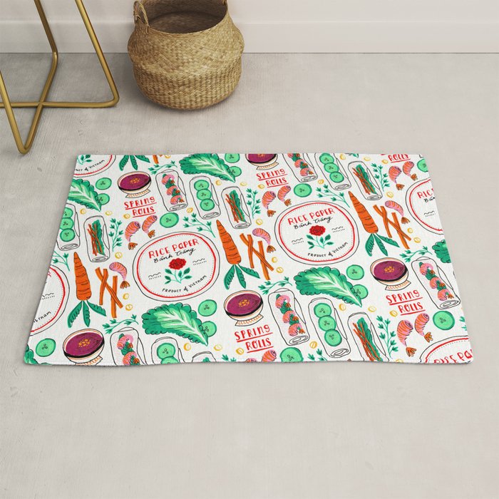 Vietnamese Spring Rolls Rug Gallery Image 1