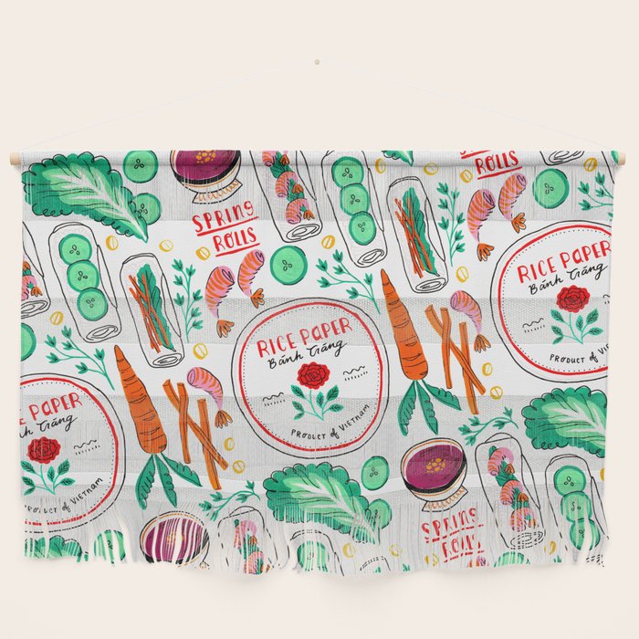 Vietnamese Spring Rolls Wall Hanging Gallery Image 1