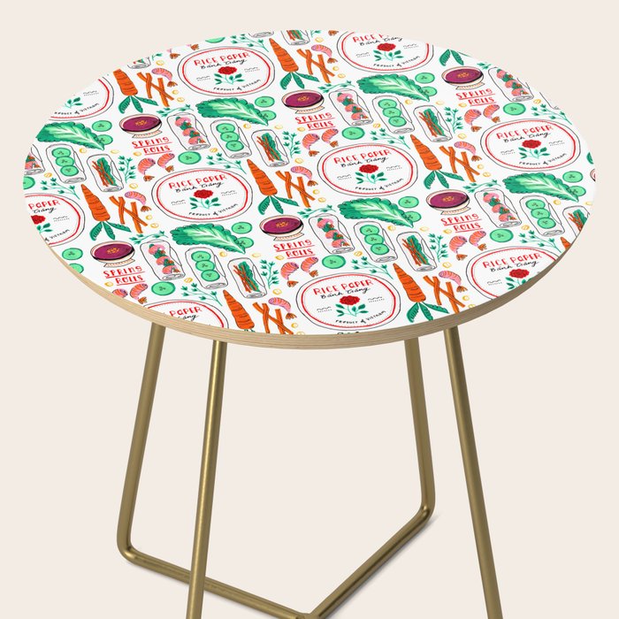 Vietnamese Spring Rolls Side Table Gallery Image 2