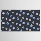 Disco balls party time pattern dark Tablecloth Gallery Image 2