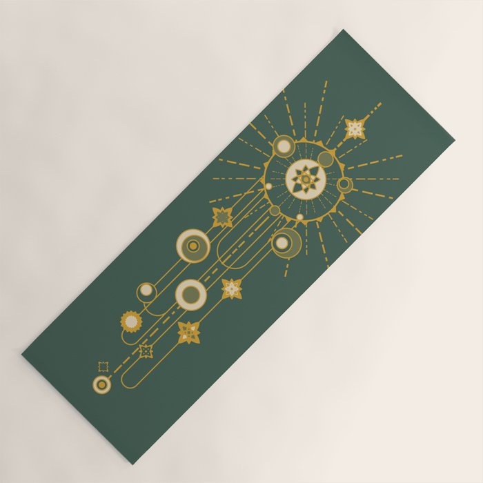 Writing on the sky Yoga Mat Gallery Image 1