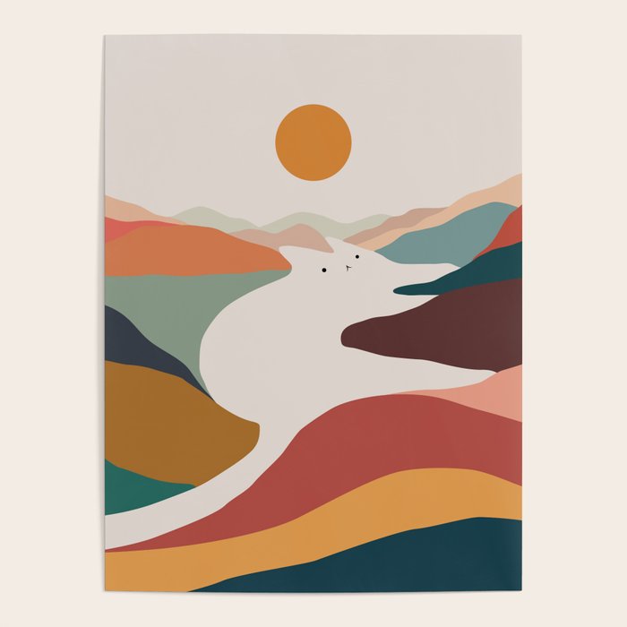 Cat Landscape 190 Poster Gallery Image 4