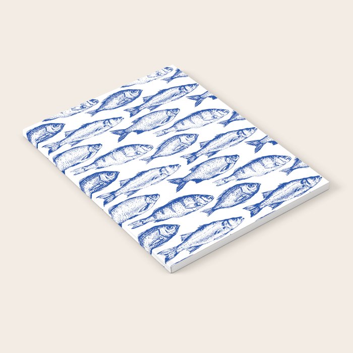 Dark Blue Fish Notebook Gallery Image 2