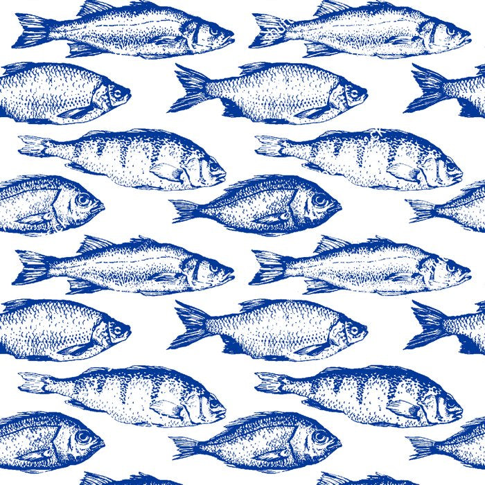 Dark Blue Fish Coffee Mug Gallery Image 2