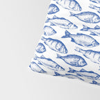 Dark Blue Fish Pillow Sham Gallery Image 4
