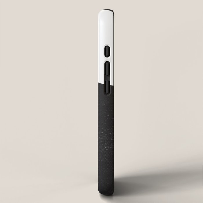 ABSTRACTION 01 | Black and White Abstract Series iPhone Case Gallery Image 2