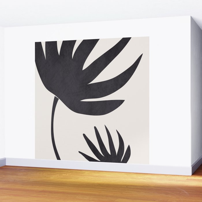 Abstract Minimal -Plant Wall Mural Gallery Image 2