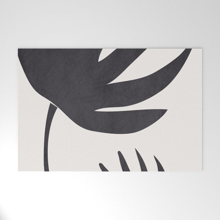 Abstract Minimal -Plant Welcome Mat Gallery Image 1