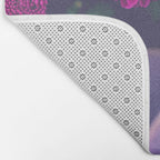 Flowers and Echeveria Bath Mat Gallery Image 2