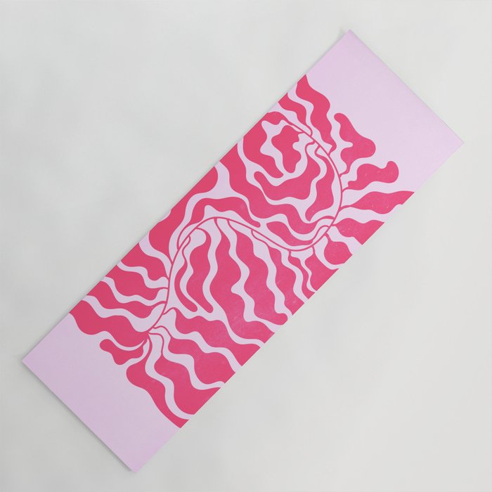 Wild Ferns: Wine Edition Yoga Mat Gallery Image 1