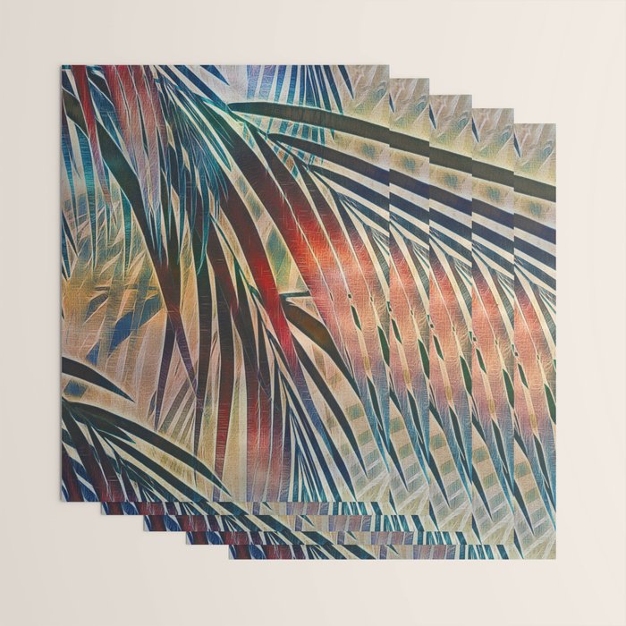 Tropical Sunset Wrapping Paper Gallery Image 3