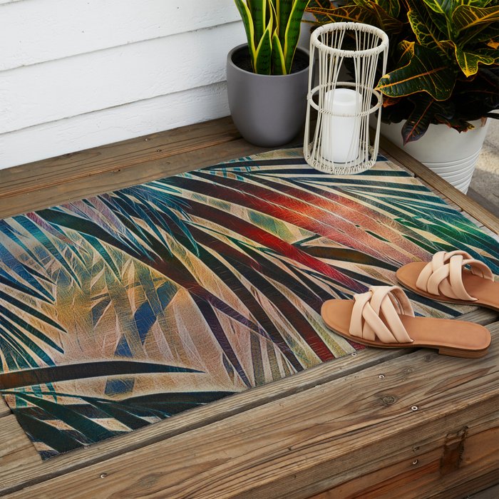 Tropical Sunset Outdoor Rug Gallery Image 2