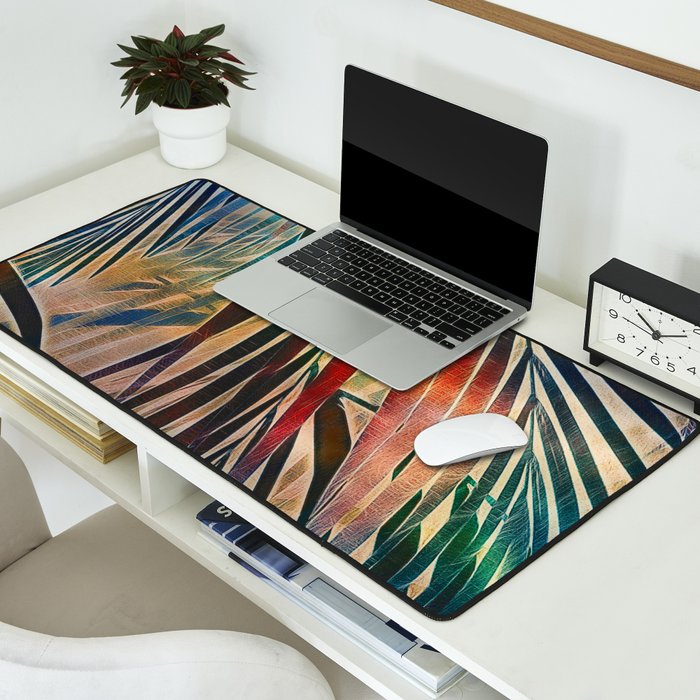 Tropical Sunset Desk Mat Gallery Image 2