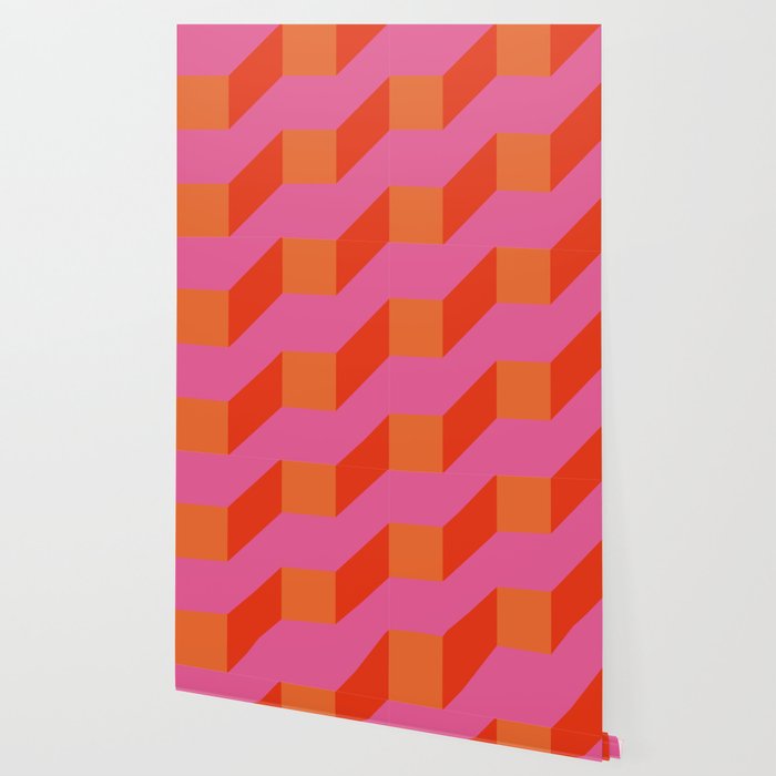 Retro geometry bright pattern no10 Wallpaper Gallery Image 2