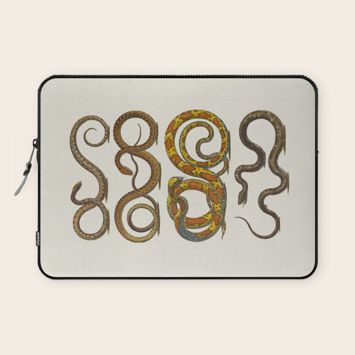 Albertus Seba Snakes Illustration  Laptop Sleeve Gallery Image 1
