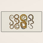 Albertus Seba Snakes Illustration  Desk Mat Gallery Image 3